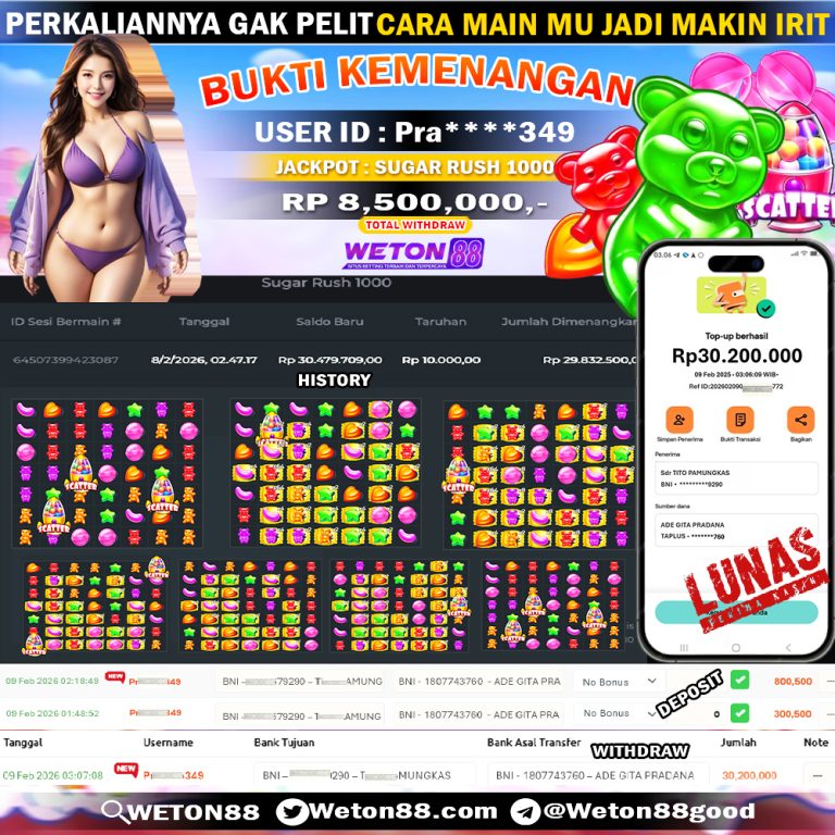 PSD RAGMATIC BUKTI JP SUGAR RUSH